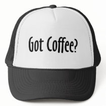 得られたコーヒー帽子