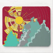 日の出Mousepad マウスパッド