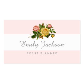 旧式なバラの名刺