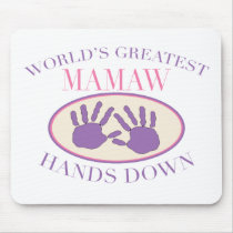最もよいMamawはTシャツを渡します マウスパッド