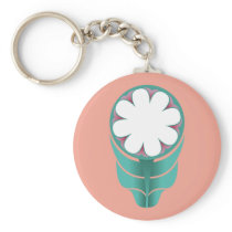 民間伝承の花KEYCHAINのモモ キーチェーン
