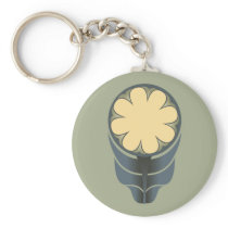 民間伝承の花KEYCHAIN CYPRESSGREEN