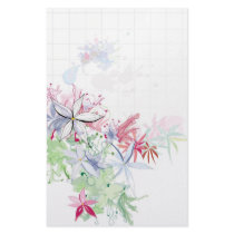 水彩画の花