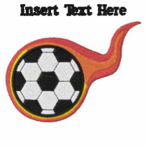 注文のサッカーによって刺繍されるワイシャツ