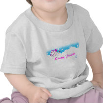 涼しく幸運な小指は幼児Tシャツ感謝していしています