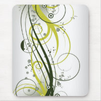 渦巻及び円Mousepad マウスパッド