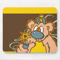 火のクラッカーMousepad マウスパッド