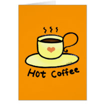 熱いコーヒー