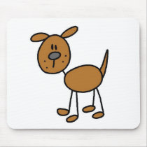 犬の棒図Mousepad マウスパッド