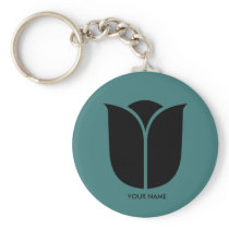 現代花KEYCHAINの緑