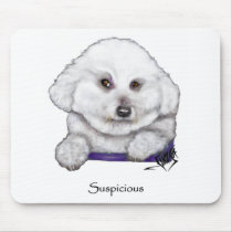 疑ったBichon Friseのマウスパッド