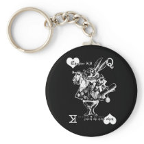 白いウサギB Keychain キーホルダー