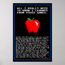 私がビデオゲームから学ばれるIを知る必要があるすべて プリント
