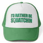 私はむしろSquatchinです メッシュ帽子