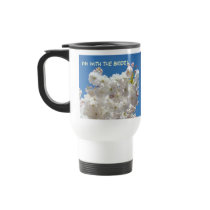 私は花嫁とあります! コーヒー・マグの青空の花