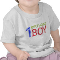 第1誕生日の男の子 Ｔ シャツ