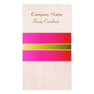 美しいコンサルタント ビジネスカードテンプレート