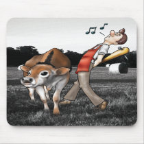 肉! Mousepad -芸術のプリント