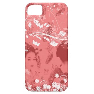 舞妓と花と招き猫 Case-Mate iPhone 5 ケース