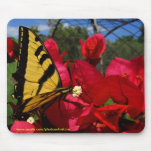 花で吸うMousepad - Butterlfly マウスパッド