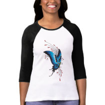 蝶入れ墨のTシャツ