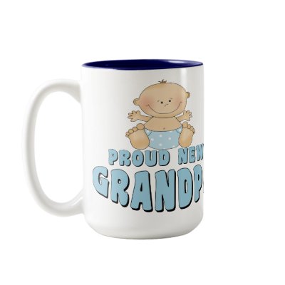 誇り高く新しい祖父の男の子 コーヒーマグ 作者：Grandparentlove