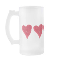 赤いハートのマグ及びDrinkware