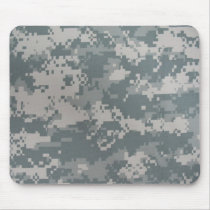軍のデジタル迷彩柄のマウスパッド