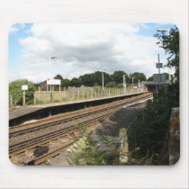 郊外の駅(2) Mousepad マウスパッド