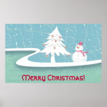 雪だるまとのメリークリスマス