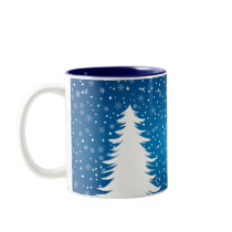 雪のクリスマスのマグのトナカイ
