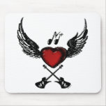 音楽Wingedheart マウスパッド