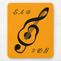 音響guitar2 Mousepad マウスパッド