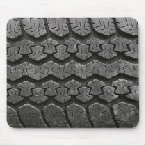 黒いタイヤの踏面の写真撮影Mousepad マウスパッド