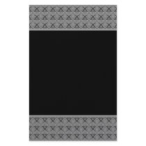 黒い銀製の二重ダマスク織の文房具 レター用品