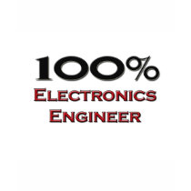 100%電子工学の技術者 Ｔ シャツ