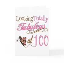 100th誕生日 グリーティングカード