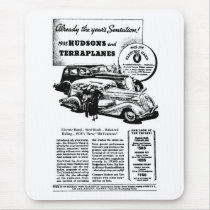 1935年ハドソン、Terraplaneの自動車広告Mousepadの