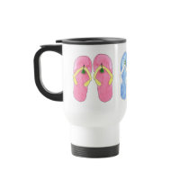 3組のフリップフロップのマグ及びDrinkware