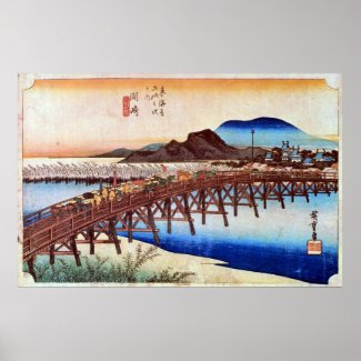 39. ����ɡ����Ų���juku��Hiroshige��Ukiyo-e zazzle_print