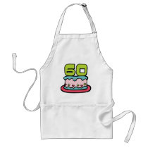 60歳のバースデー・ケーキ エプロン