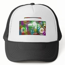 80年代のboomboxの帽子