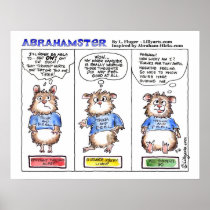 Abrahamster 3の一コママンガポスタープリント