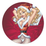 Alリオによってカスタマイズ可能なセクシーなブロンドのクリスマスPin シール