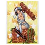 Alリオによるセクシーなサンタのクリスマスプレゼントのオリジナル チラシ広告