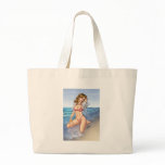 Alリオによるセクシーなビキニ浜のPinupの女の子の芸術 バッグ