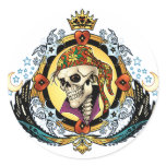 Alリオによるハートを持つSkull Pirate王 シール
