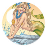Alリオによる海海岸によるセクシーな人魚 シール