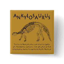 Ankylosaurusボタン 缶バッジ