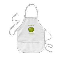 APPLEの緑のエプロン エプロン